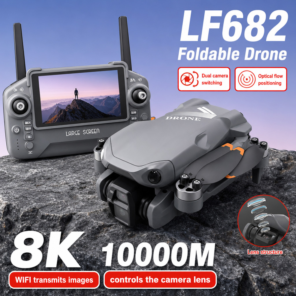 Drone Photogrammetry - Foto Udara Drone LF682 8K HD
