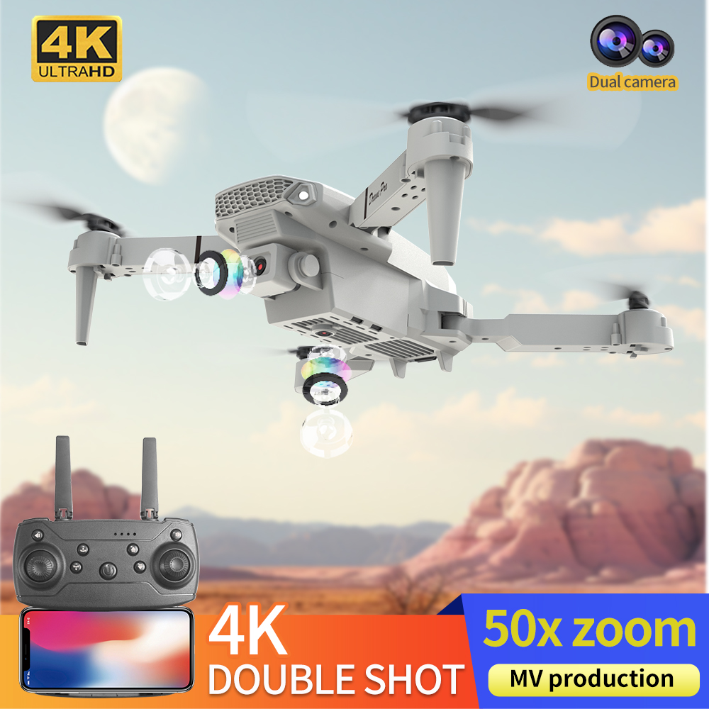 2026 BARU E88 Drone Profesiona - Drone Photogrammetry ulasan dan harga